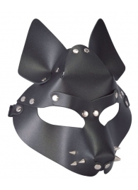 Черная маска Wolf с шипами - Sitabella - купить с доставкой в Рубцовске