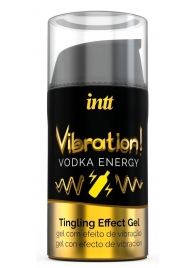 Жидкий интимный гель с эффектом вибрации Vibration! Vodka Energy - 15 мл. - INTT - купить с доставкой в Рубцовске