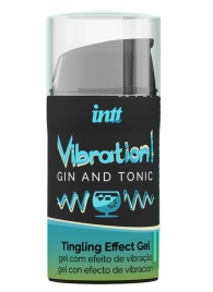 Жидкий интимный гель с эффектом вибрации Vibration! Gin   Tonic - 15 мл. - INTT - купить с доставкой в Рубцовске