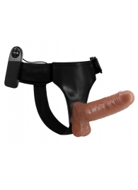 Страпон на трусиках с вибрацией Ultra Passionate Harness - 16 см. - Baile - купить с доставкой в Рубцовске