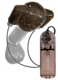 Дымчатый вибростимулятор головки пениса Dual Vibrating Head Teaser - Pipedream - в Рубцовске купить с доставкой