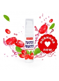 Гель-смазка Tutti-frutti со вкусом барбариса - 30 гр. - Биоритм - купить с доставкой в Рубцовске
