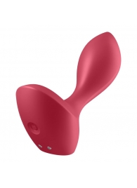 Красный вибромассажёр простаты Satisfyer Backdoor Lover - 14 см. - Satisfyer - в Рубцовске купить с доставкой