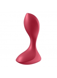 Красный вибромассажёр простаты Satisfyer Backdoor Lover - 14 см. - Satisfyer - в Рубцовске купить с доставкой