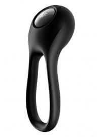 Черное эрекционное виброкольцо Majestic Duo - Satisfyer - в Рубцовске купить с доставкой
