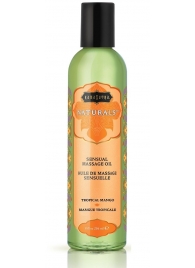Массажное масло Naturals Tropical Mango с ароматом манго - 236 мл. - Kama Sutra - купить с доставкой в Рубцовске
