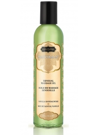 Массажное масло Naturals Vanilla Sandalwood с ароматом ванили и сандала - 236 мл. - Kama Sutra - купить с доставкой в Рубцовске