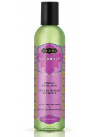 Массажное масло Naturals Island Passion Berry с ароматом тропических фруктов - 236 мл. - Kama Sutra - купить с доставкой в Рубцовске