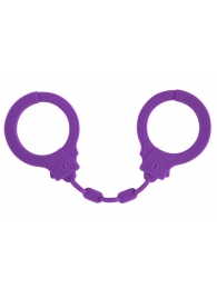 Фиолетовые силиконовые наручники Suppression - Lola Games - купить с доставкой в Рубцовске