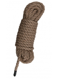 Пеньковая веревка для связывания Hemp Rope - 5 м. - Easy toys - купить с доставкой в Рубцовске