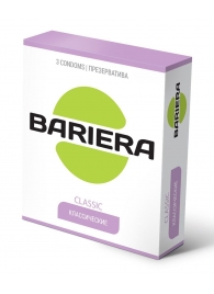 Классические презервативы Bariera Classic - 3 шт. - Bariera - купить с доставкой в Рубцовске