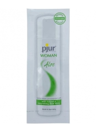 Лубрикант на водной основе pjur WOMAN Aloe - 2 мл. - Pjur - купить с доставкой в Рубцовске