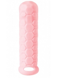 Розовый фаллоудлинитель Homme Long - 15,5 см. - Lola Games - в Рубцовске купить с доставкой