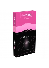 Презервативы с точками и рёбрышками DOMINO Classic Extase - 6 шт. - Domino - купить с доставкой в Рубцовске