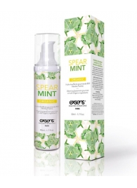 Разогревающее массажное масло Gourmet Spearmint Organic с органическими ингредиентами - 50 мл. - Exsens - купить с доставкой в Рубцовске