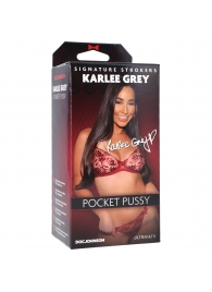 Мастурбатор-вагина Karlee Grey ULTRASKYN Pocket Pussy - Doc Johnson - в Рубцовске купить с доставкой