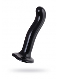 Черный стимулятор для пар P G-Spot Dildo Size L - 19 см. - Strap-on-me - в Рубцовске купить с доставкой