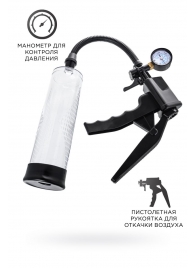 Прозрачная механическая помпа для пениса Viggo - Sexus - в Рубцовске купить с доставкой