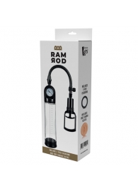 Прозрачная вакуумная помпа с манометром Deluxe Penis Pump - Dream Toys - в Рубцовске купить с доставкой