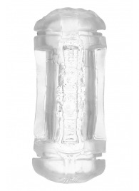 Прозрачный двусторонний мастурбатор Sophia - вагина и анус - Dream Toys - в Рубцовске купить с доставкой