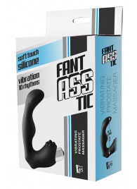 Черный вибромассажер простаты FantASStic Vibrating Prostate Massager - 11,3 см. - Dream Toys - в Рубцовске купить с доставкой