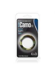 Эрекционное кольцо камуфляжной расцветки Silicone Camo Cock Ring - Blush Novelties - в Рубцовске купить с доставкой