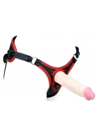 Пояс унисекс UNISEX Style с 2 насадками - LOVETOY (А-Полимер) - купить с доставкой в Рубцовске