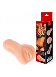 Телесный реалистичный мастурбатор в виде вагины - Bior toys - в Рубцовске купить с доставкой