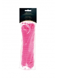 Розовая веревка для связывания Sweet Caress Rope - 10 метров - Sweet Caress - купить с доставкой в Рубцовске