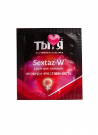Возбуждающий крем для женщин Sextaz-W в одноразовой упаковке - 1,5 гр. - Биоритм - купить с доставкой в Рубцовске