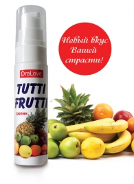 Гель-смазка Tutti-frutti со вкусом тропических фруктов - 30 гр. - Биоритм - купить с доставкой в Рубцовске