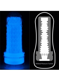 Светящийся в темноте мастурбатор Lumino Play Masturbator Ribbed - Lovetoy - в Рубцовске купить с доставкой