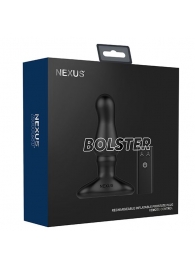 Черный вибростимулятор простаты Nexus Bolster - 12,3 см. - Nexus Range - в Рубцовске купить с доставкой