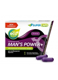Возбуждающее средство для мужчин Mans Power plus - 10 капсул (0,35 гр.) +1 в подарок - SuperCaps - купить с доставкой в Рубцовске