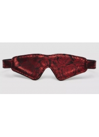 Двусторонняя красно-черная маска на глаза Reversible Faux Leather Blindfold - Fifty Shades of Grey - купить с доставкой в Рубцовске