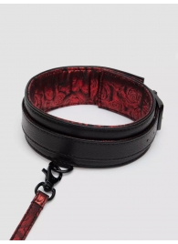 Стильный ошейник с поводком Reversible Faux Leather Collar and Lead - Fifty Shades of Grey - купить с доставкой в Рубцовске