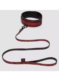 Стильный ошейник с поводком Reversible Faux Leather Collar and Lead - Fifty Shades of Grey - купить с доставкой в Рубцовске