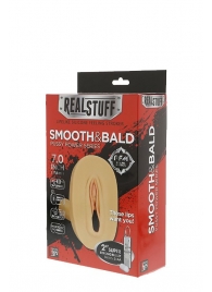 Мастурбатор-вагина с вибрацией и выносным пультом управления REALSTUFF SMOOTH   BALD - Dream Toys - в Рубцовске купить с доставкой