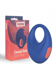 Синее эрекционное кольцо RRRING Casual Date Cock Ring - FeelzToys - в Рубцовске купить с доставкой