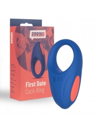 Синее эрекционное кольцо RRRING First Date Cock Ring - FeelzToys - в Рубцовске купить с доставкой