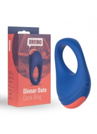 Синее эрекционное кольцо RRRING Dinner Date Cock Ring - FeelzToys - в Рубцовске купить с доставкой