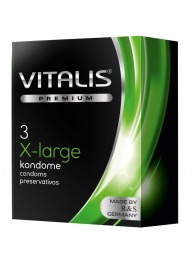 Презервативы увеличенного размера VITALIS PREMIUM x-large - 3 шт. - Vitalis - купить с доставкой в Рубцовске