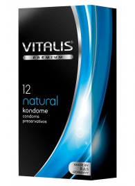 Классические презервативы VITALIS PREMIUM natural - 12 шт. - Vitalis - купить с доставкой в Рубцовске