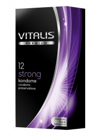 Презервативы с утолщённой стенкой VITALIS PREMIUM strong - 12 шт. - Vitalis - купить с доставкой в Рубцовске