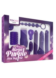 Эротический набор Toy Joy Mega Purple - Toy Joy - купить с доставкой в Рубцовске