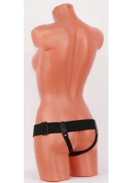 Универсальные черные трусики для страпона - БДСМ Арсенал - купить с доставкой в Рубцовске