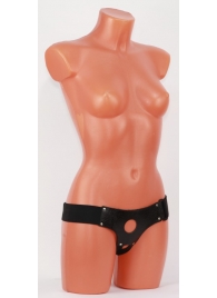 Универсальные черные трусики для страпона - БДСМ Арсенал - купить с доставкой в Рубцовске