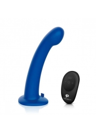 Синяя насадка Remote Control P-Spot G-Spot с черными трусиками - 20 см. - Pegasus - купить с доставкой в Рубцовске