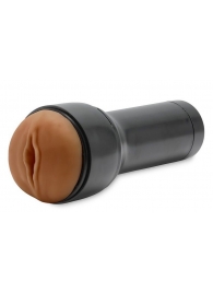 Коричневый мастурбатор-вагина Feel Stroker - Kiiroo - в Рубцовске купить с доставкой