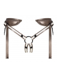 Бронзовый пояс для насадок Desirous Harness - Strap-on-me - купить с доставкой в Рубцовске